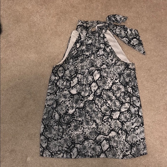 Express Tank Top with Neck Tie - Picture 1 of 4